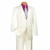 Regular Fit Suit 2 Button 2 Piece In Ivory