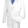 Morgan Collection - Regular Fit 3 Piece Suit 2 Button White