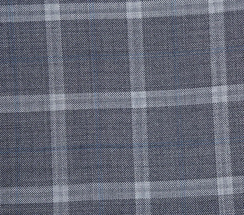 English Laundry 2-Piece Gray Plaid Wool Blend Slim Fit Suit - Image 12