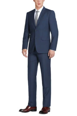 Vanderbilt Collection - Classic 2 Piece Suit 2 Buttons Regular Fit In Navy