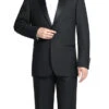 (42R) Classic Black Regular Fit 100% Wool Tuxedo Suit