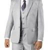 Classic Boy Suit 5 Piece Set Mid Gray