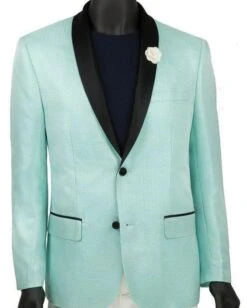 Aqua Slim Fit Blazer 2 Button With Shawl Lapel