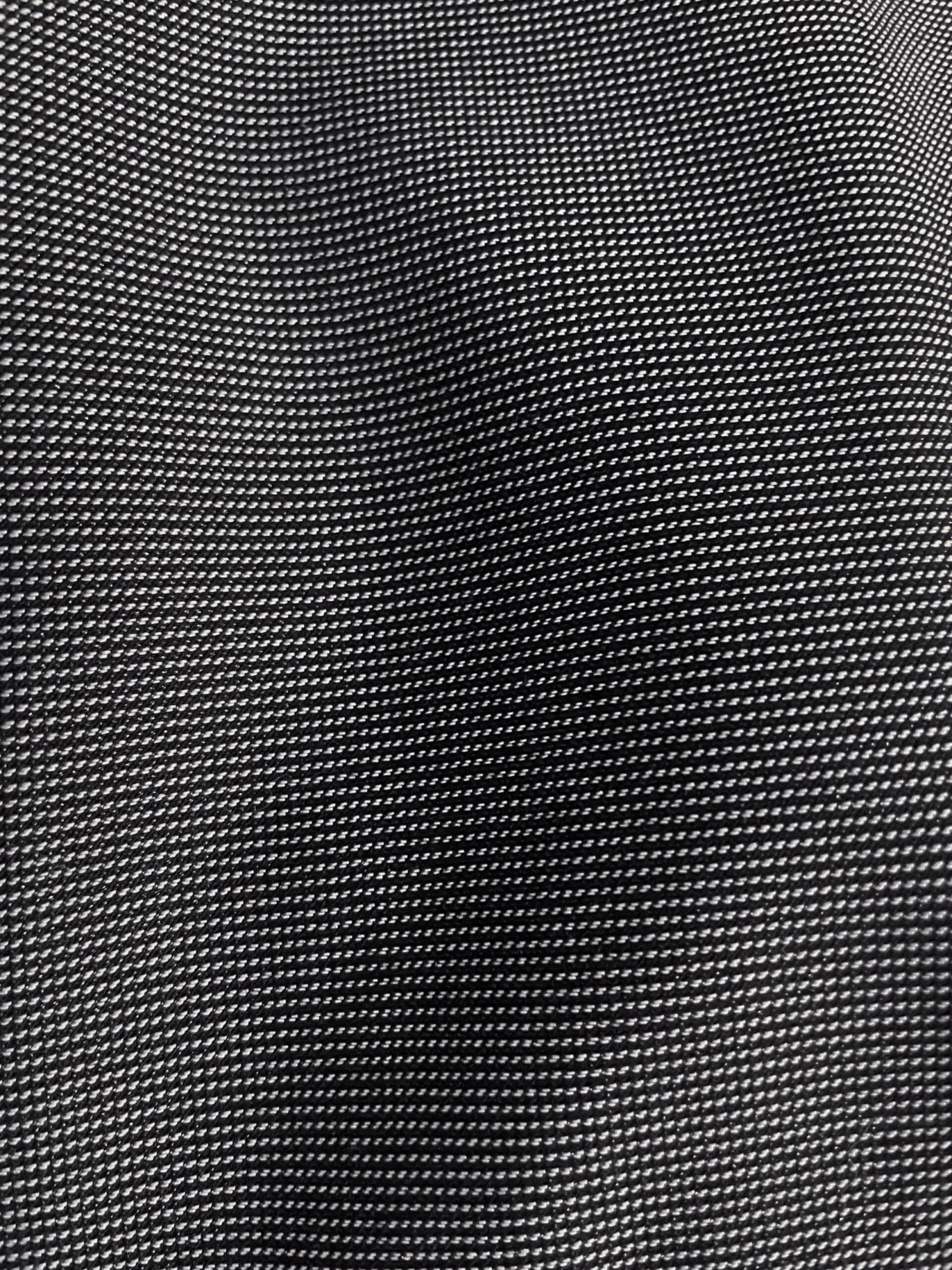 Birdseye Pattern Modern Fit 3 Piece Charcoal Suit With Contrast Trim - Image 2