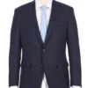 Half Canvas Stretch Wool Dress Suit Regular Fit 2 Piece In Navy