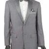 Excalibur Collection - Slim Fit Tuxedo 2 Piece 2 Buttons Design In Gray