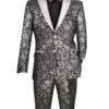 Black Sim Fit Tuxedo 2 Pieces With Matching Bow Tie