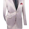 Ultra Slim Fit Shiny Sharkskin 2 Button 2 Piece Suit In Blush