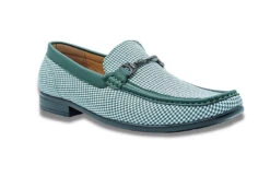 Emerald Houndstooth Loafer