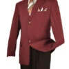 Men's Burgundy Regular Fit Everyday Blazer